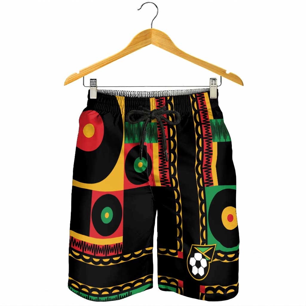 Jamaica Soccer 2026 Shorts for Men Reggae Stylized