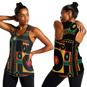 Jamaica Soccer 2026 Women Racerback Tank Reggae Stylized
