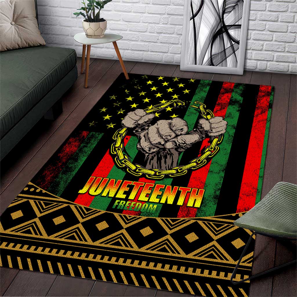 Juneteenth Celebration 2024 Area Rug Black History June 19