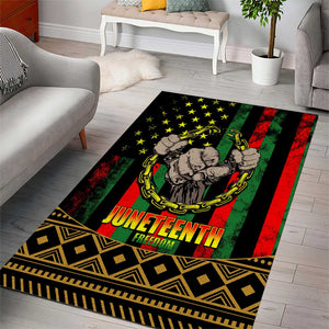 Juneteenth Celebration 2024 Area Rug Black History June 19