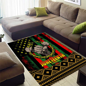 Juneteenth Celebration 2024 Area Rug Black History June 19