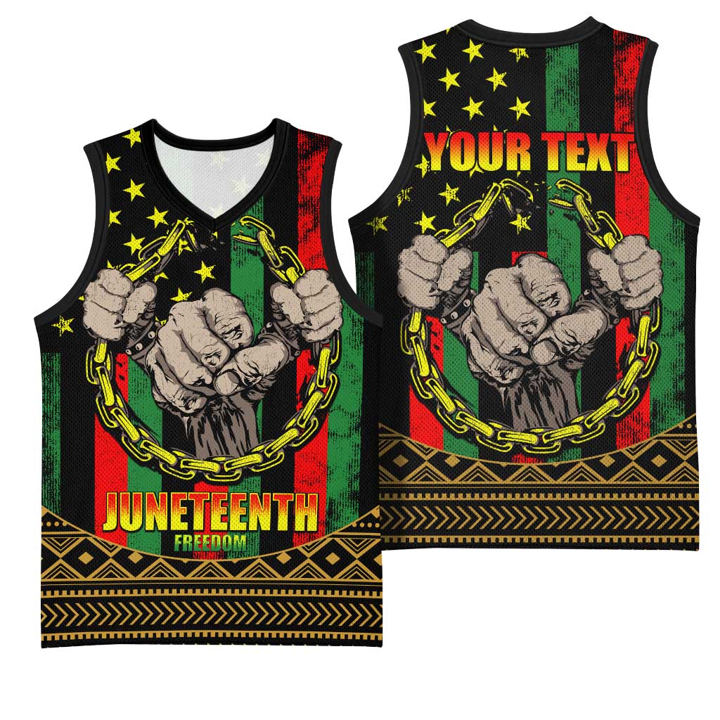 Juneteenth Celebration 2024 Basketball Jersey Black History June 19 LT01