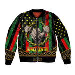 Juneteenth Celebration 2024 Bomber Jacket Black History June 19