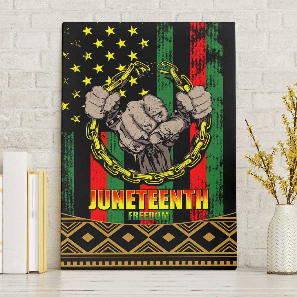 Juneteenth Celebration 2024 Canvas Wall Art Black History June 19