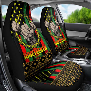 Juneteenth Celebration 2024 Car Seat Cover Black History June 19