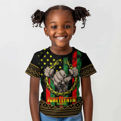 Juneteenth Celebration 2024 Kid T shirt Black History June 19