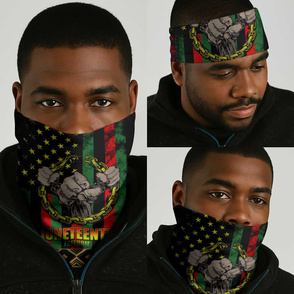 Juneteenth Celebration 2024 Neck Gaiter Black History June 19 LT01
