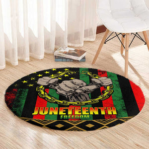 Juneteenth Celebration 2024 Round Carpet Black History June 19