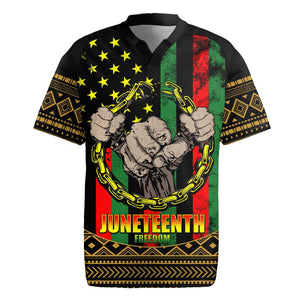 Juneteenth Celebration 2024 Rugby Jersey Black History June 19