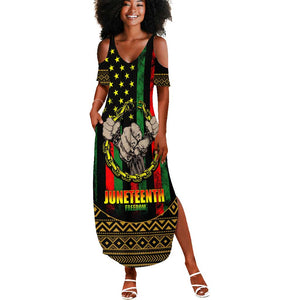 Juneteenth Celebration 2024 Summer Maxi Dress Black History June 19