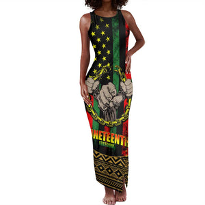 Juneteenth Celebration 2024 Tank Maxi Dress Black History June 19