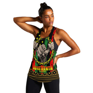 Juneteenth Celebration 2024 Women Racerback Tank Black History June 19