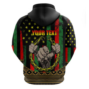 Juneteenth Celebration 2024 Zip Hoodie Black History June 19