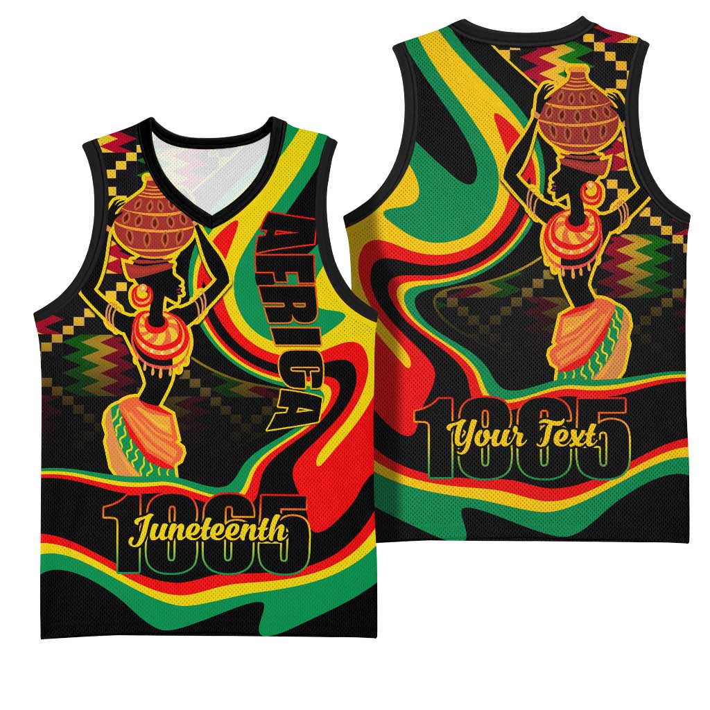 Juneteenth 2024 Basketball Jersey 1865 Freedom Day Anniversary LT01