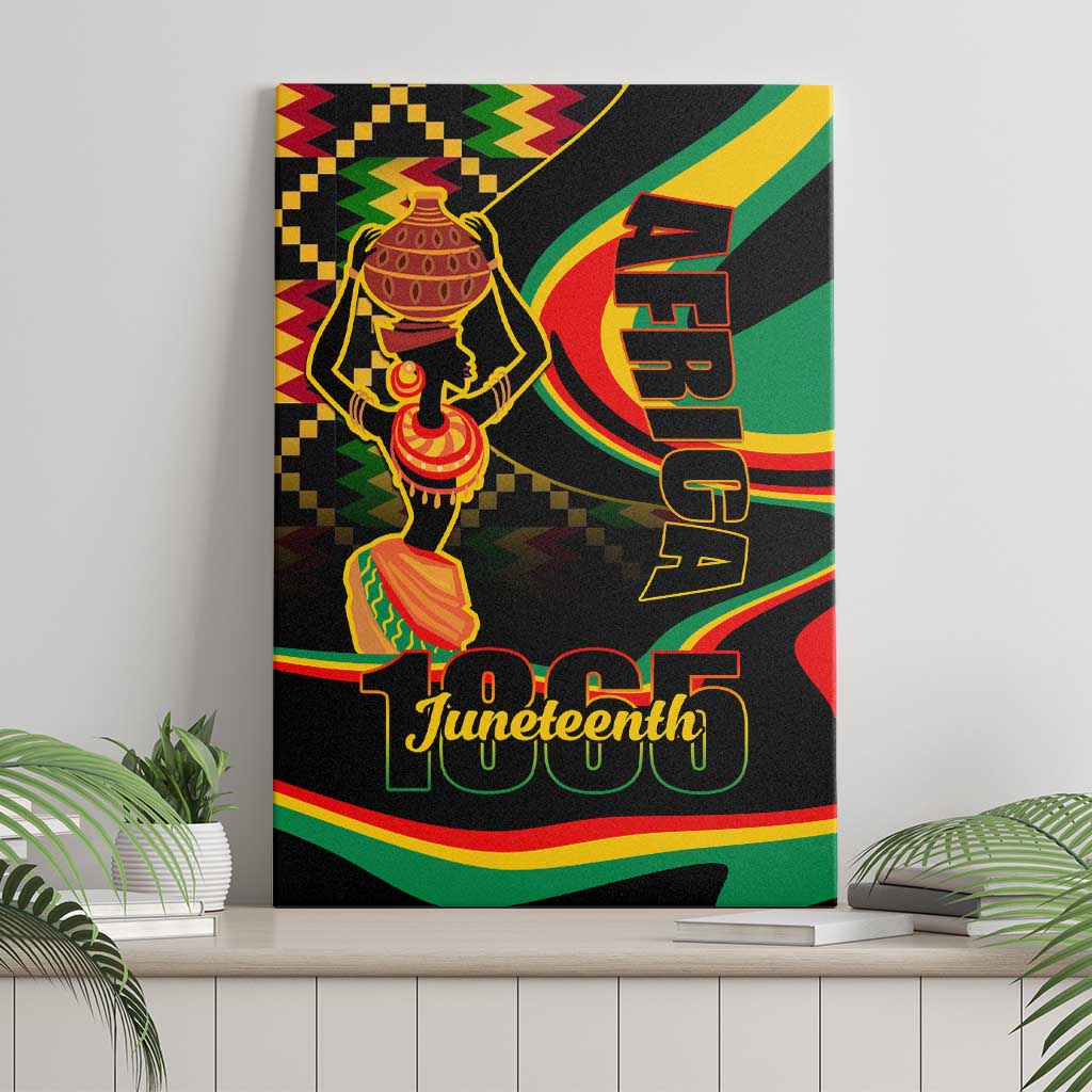Juneteenth 2024 Canvas Wall Art 1865 Freedom Day Anniversary