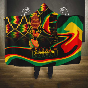 Juneteenth 2024 Hooded Blanket 1865 Freedom Day Anniversary