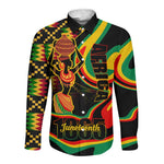 Juneteenth 2024 Long Sleeve Button Shirt 1865 Freedom Day Anniversary