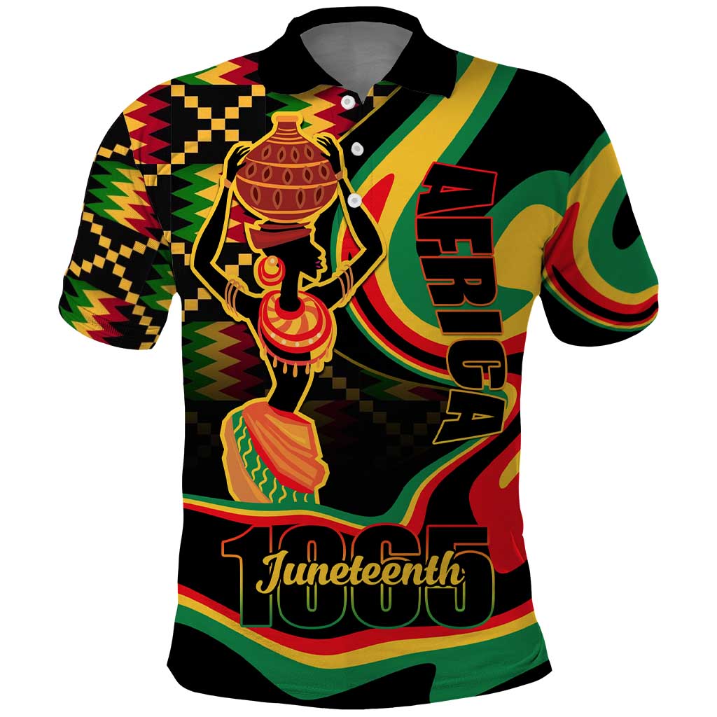 Juneteenth 2024 Polo Shirt 1865 Freedom Day Anniversary