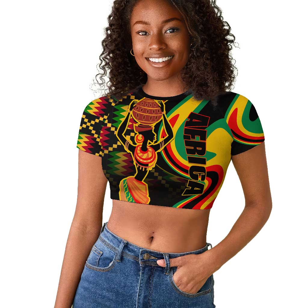 Juneteenth 2024 Raglan Cropped T shirt 1865 Freedom Day Anniversary