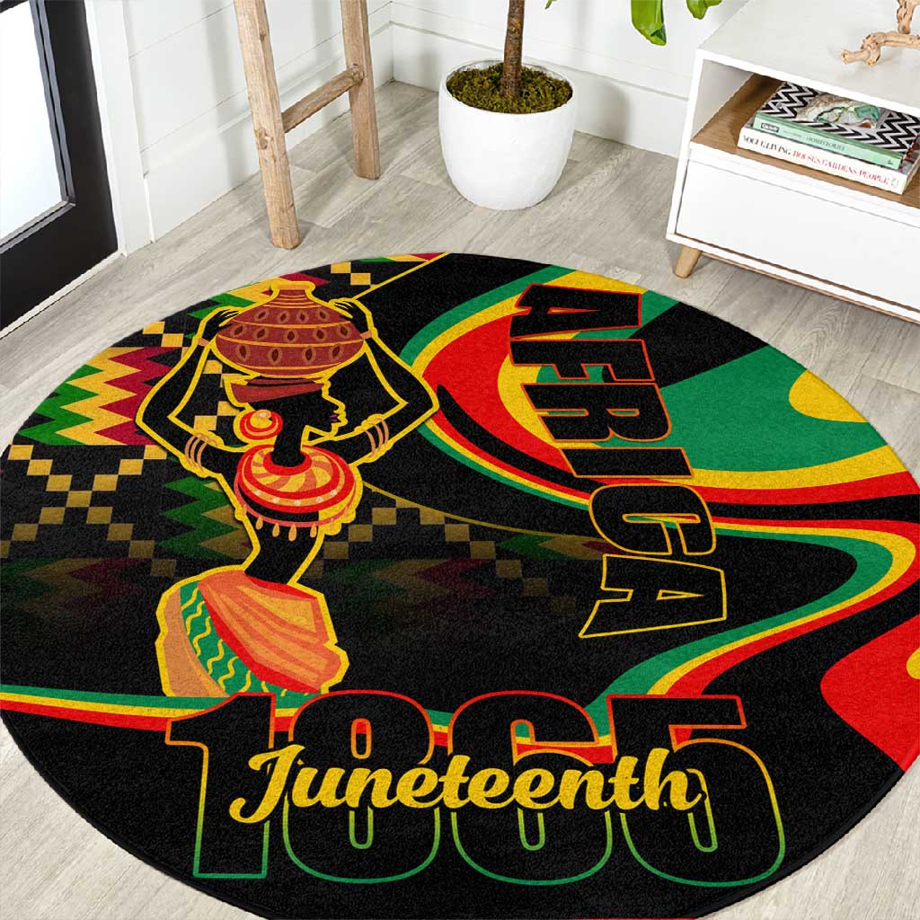 Juneteenth 2024 Round Carpet 1865 Freedom Day Anniversary