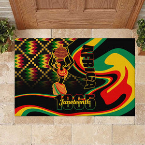 Juneteenth 2024 Rubber Doormat 1865 Freedom Day Anniversary