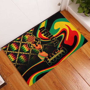 Juneteenth 2024 Rubber Doormat 1865 Freedom Day Anniversary