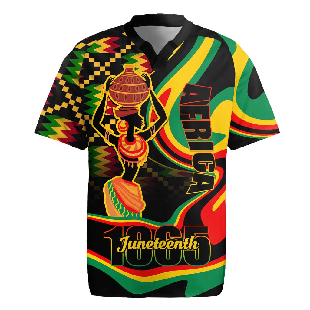 Juneteenth 2024 Rugby Jersey 1865 Freedom Day Anniversary