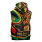 Juneteenth 2024 Sleeveless Zip Hoodie 1865 Freedom Day Anniversary - African Pride