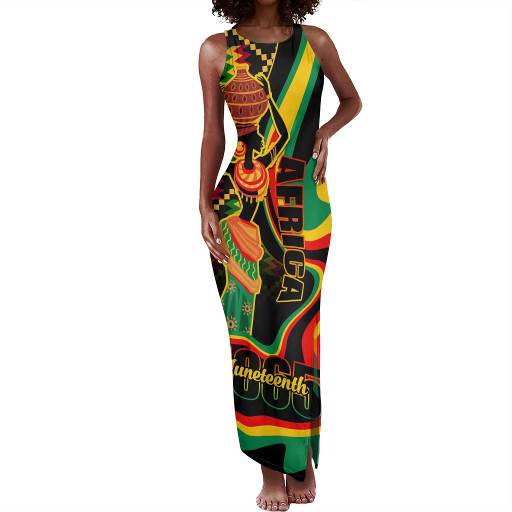 Juneteenth 2024 Tank Maxi Dress 1865 Freedom Day Anniversary