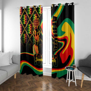 Juneteenth 2024 Window Curtain 1865 Freedom Day Anniversary