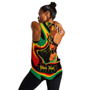 Juneteenth 2024 Women Racerback Tank 1865 Freedom Day Anniversary