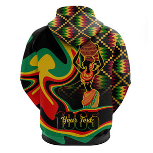 Juneteenth 2024 Zip Hoodie 1865 Freedom Day Anniversary