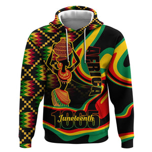 Juneteenth 2024 Zip Hoodie 1865 Freedom Day Anniversary