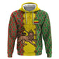 Personalized Ethiopia Zip Hoodie with Lion of Judah and African Pattern Design