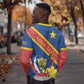 Congo DR Sweatshirt Coat Of Arms Leopard Pattern