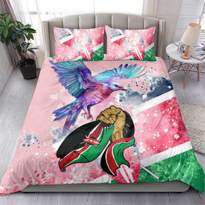 Kenya Independence Day Bedding Set with Lilac Breasted Roller - Unique Version