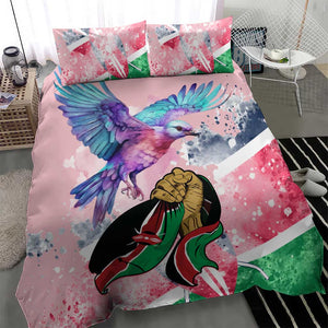 Kenya Independence Day Bedding Set with Lilac Breasted Roller - Unique Version