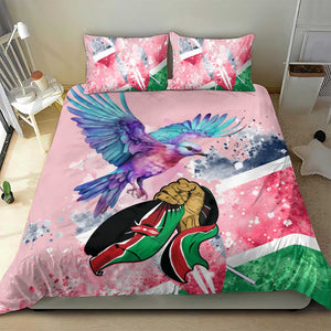 Kenya Independence Day Bedding Set with Lilac Breasted Roller - Unique Version