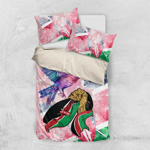 Kenya Independence Day Bedding Set with Lilac Breasted Roller - Unique Version