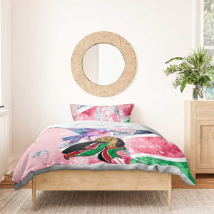 Kenya Independence Day Bedding Set with Lilac Breasted Roller - Unique Version