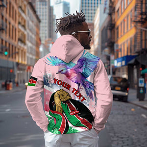 Personalized Kenya Independence Day Hoodie with Lilac Breasted Roller - Unique Version