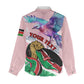 Personalized Kenya Independence Day Women Casual Shirt with Lilac Breasted Roller - Unique Version LT01
