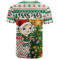 Personalized South Africa Rugby Christmas T shirt with Cute Springbok and Christmas Tree