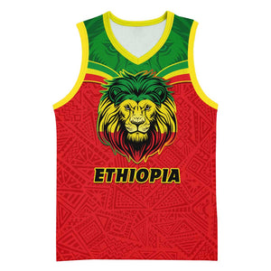 Personalized Ethiopia Basketball Jersey with Lion of Judah Flag Style - Special Version LT01