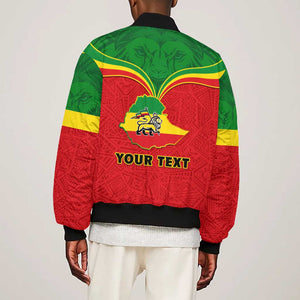 Personalized Ethiopia Bomber Jacket with Lion of Judah Flag Style - Special Version