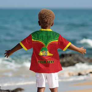 Personalized Ethiopia Kid Hawaiian Shirt with Lion of Judah Flag Style - Special Version