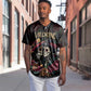Personalised Sugar Skull Couple Valentine Baseball Jersey Roses Romantic Love