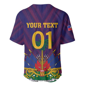 Custom Afro Haiti Football Baseball Jersey Come On Les Grenadiers