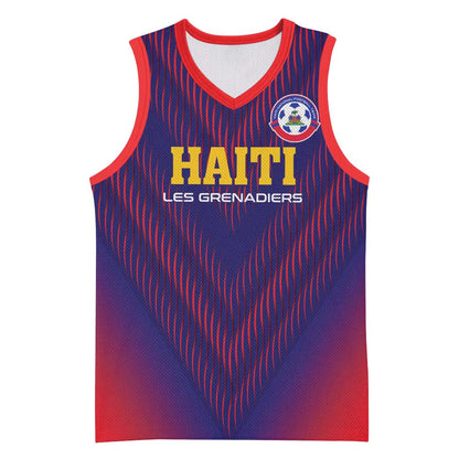 Custom Afro Haiti Football Basketball Jersey Come On Les Grenadiers LT01