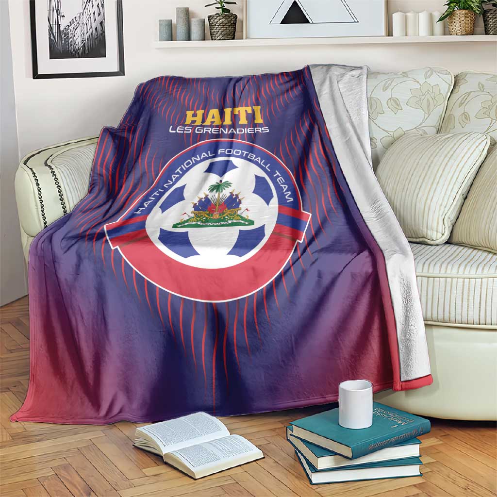 Afro Haiti Football Blanket Come On Les Grenadiers